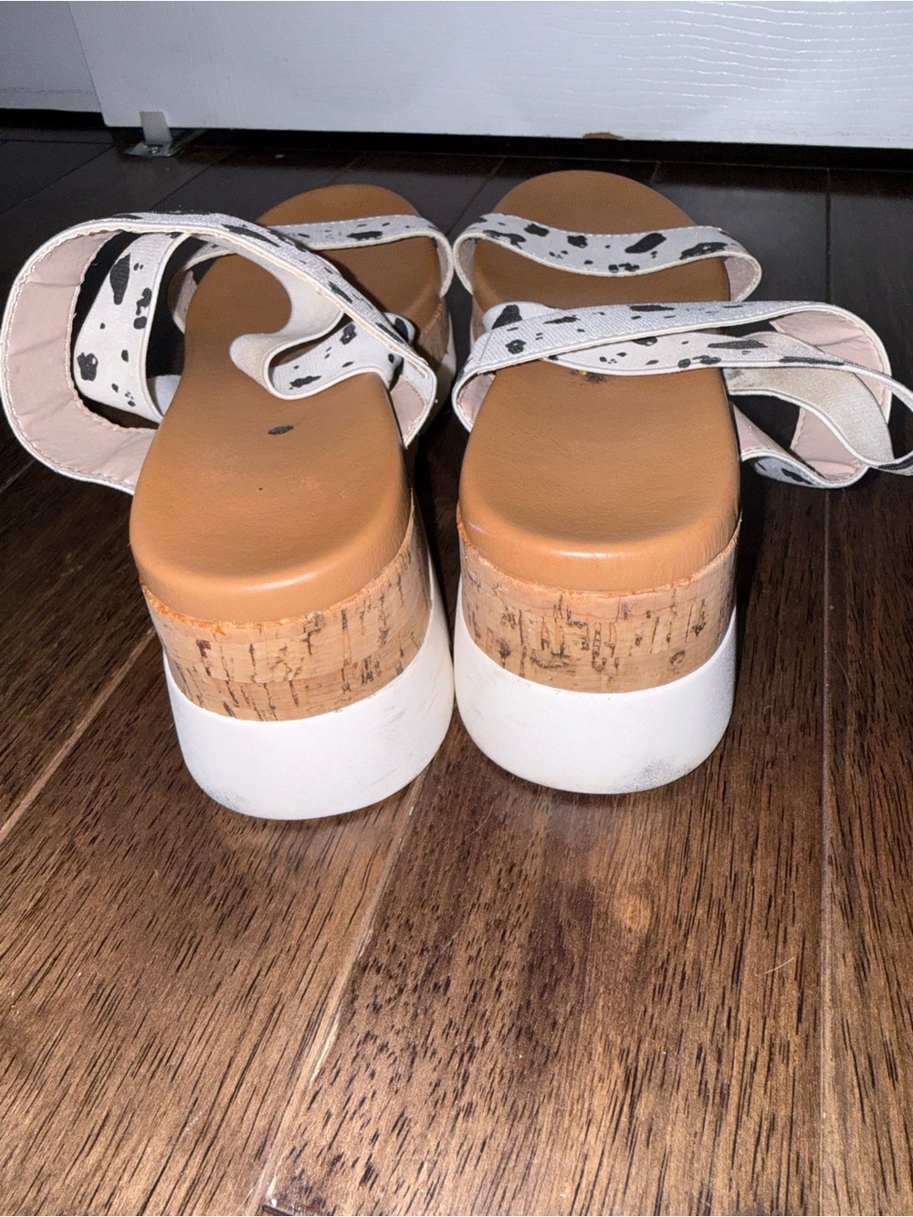 Moana Cow Print Platform Sandals Women’s Size 9M
Cork Slide Sandals - Picture 5 of 6